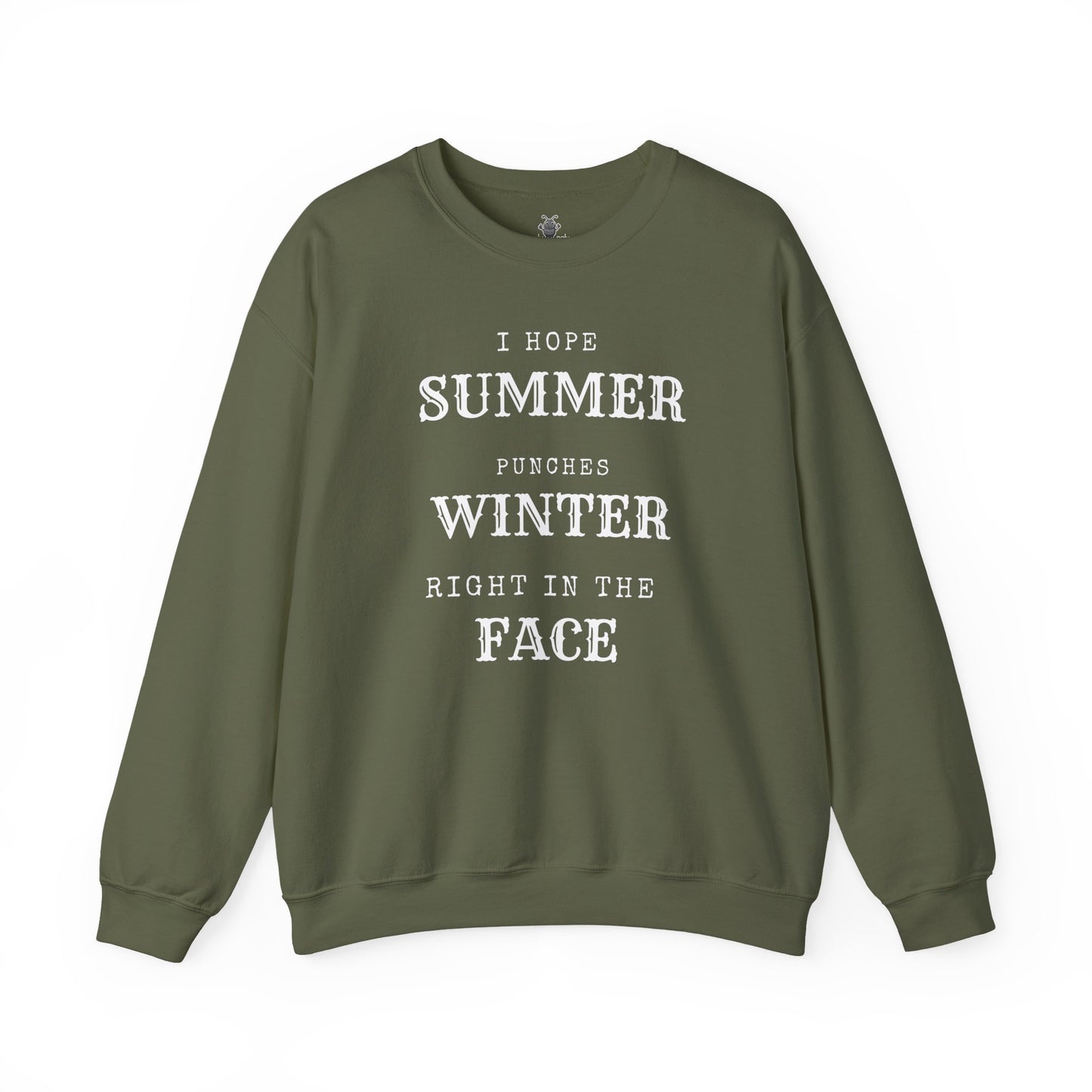 Summer Punches Winter - Sweatshirt | Funny and Sarcastic | Roly Poly Print