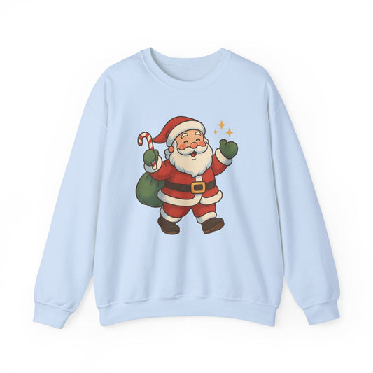 90's Era Santa - Christmas Sweatshirt | Holiday | Roly Poly Print