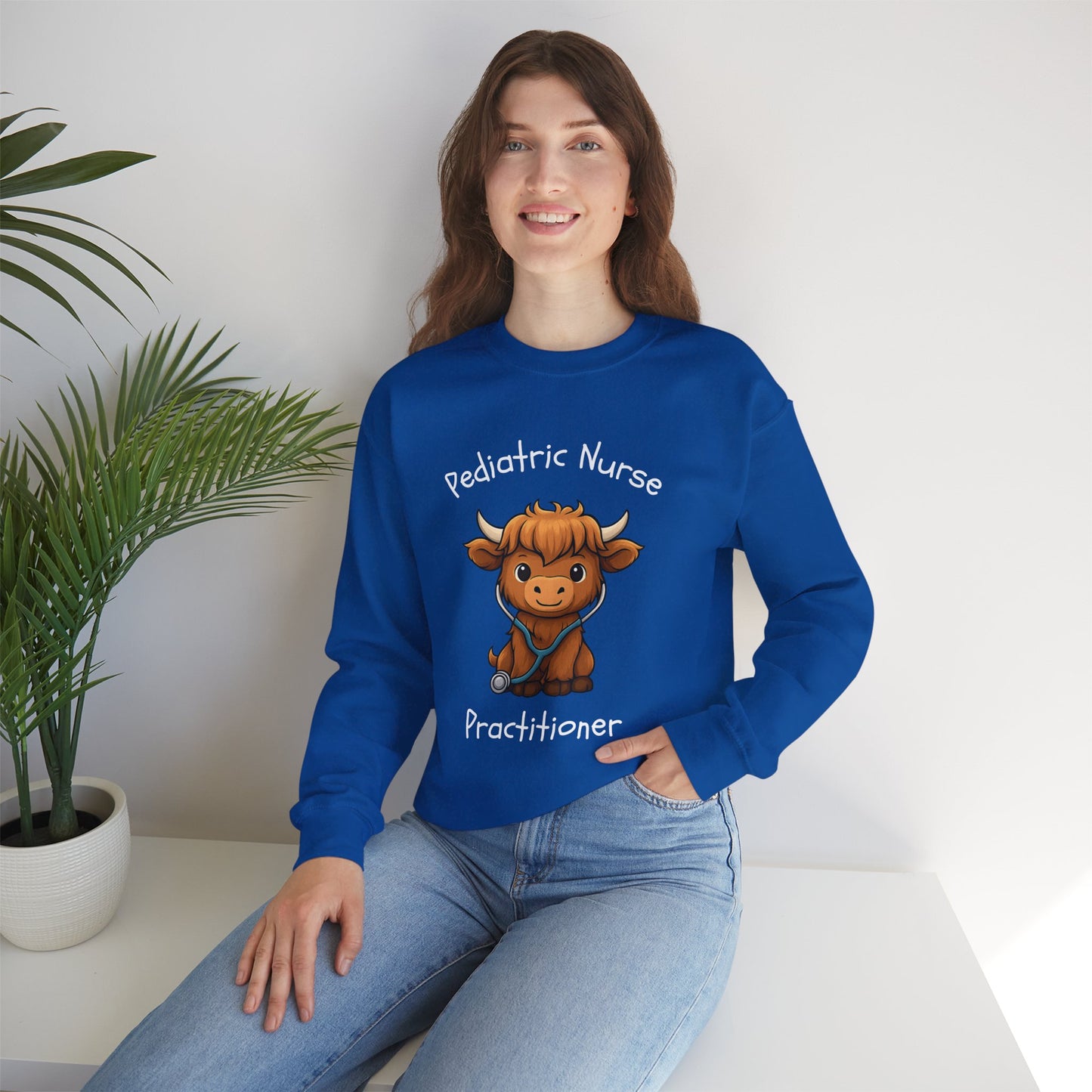 Pediatric Nurse Practitioner Little Bull - Sweatshirt | Nurse & Healthcare | Roly Poly Print