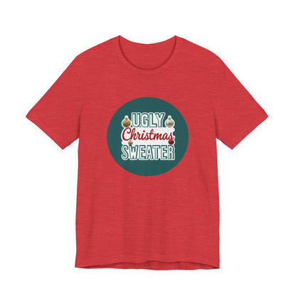 Ugly Christmas Sweater Logo Style - Christmas T-Shirt | Holiday | Roly Poly Print