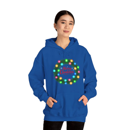 Merry Christmas Wreath - Christmas Hoodie | Holiday | Roly Poly Print