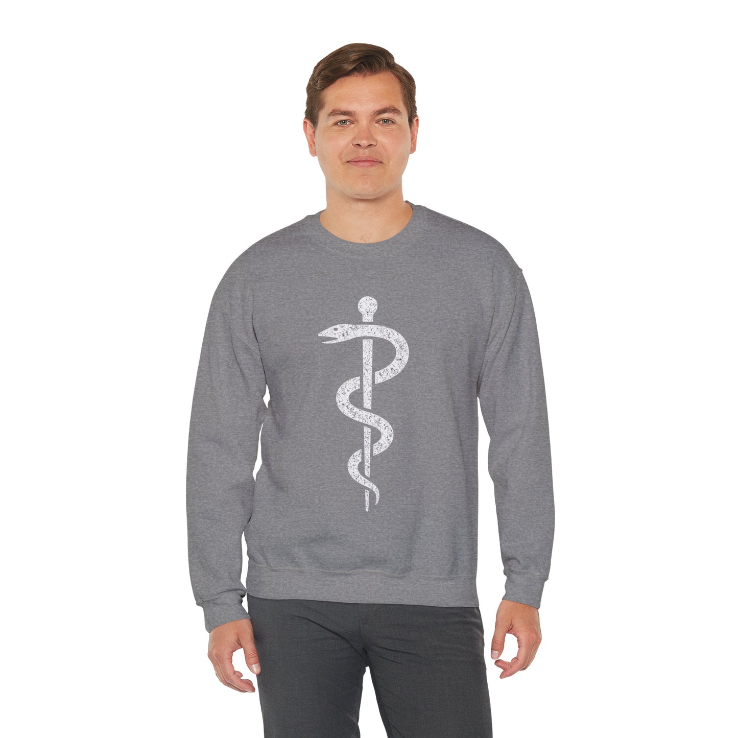 Rod of Asclepius - Sweatshirt | Nurses & Healthcare | Roly Poly Print
