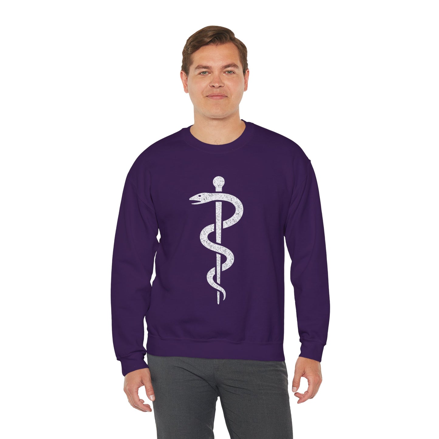 Rod of Asclepius - Sweatshirt | Nurses & Healthcare | Roly Poly Print