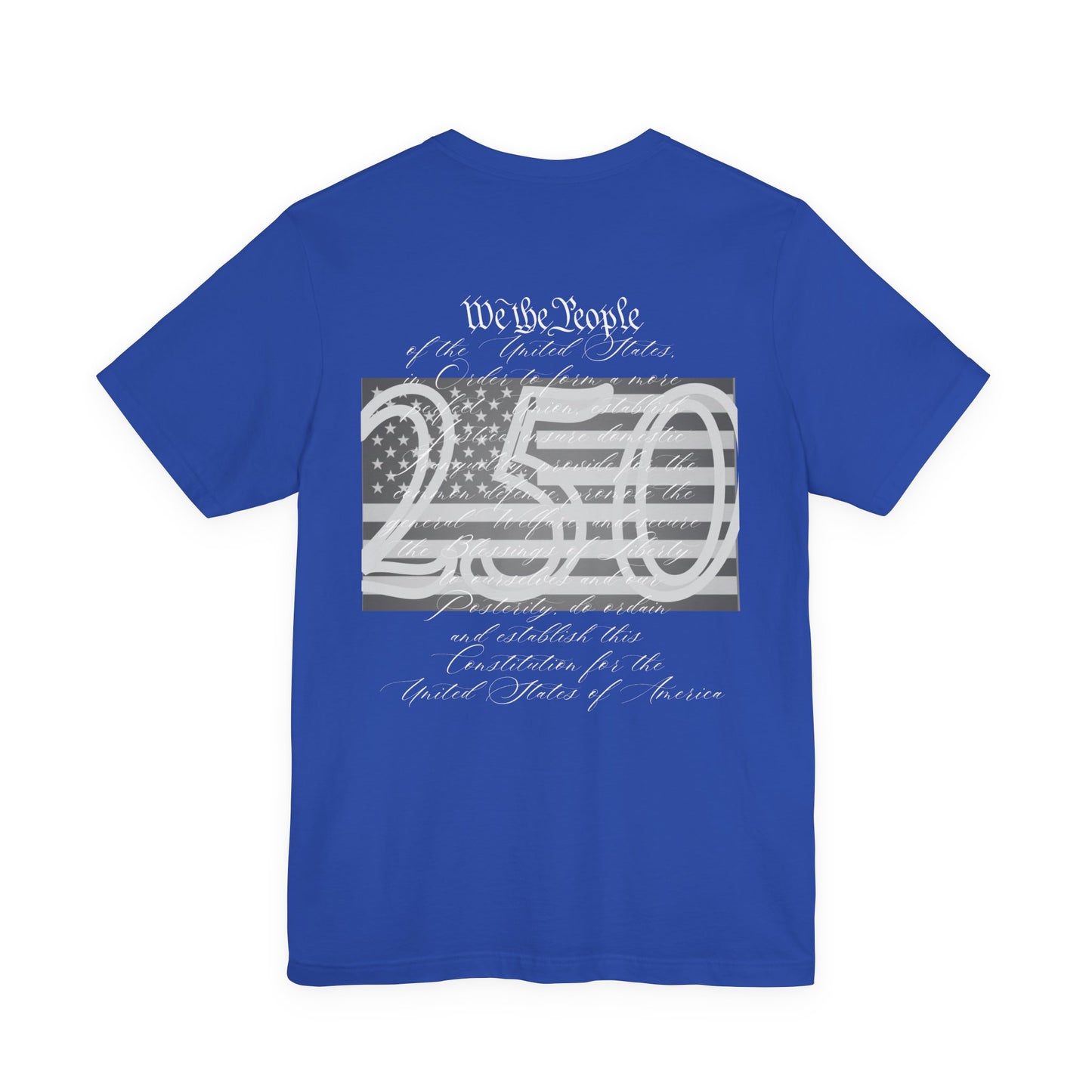 Patriotic We The People 250 Anniversary Flag T-Shirt | Holiday | Roly Poly Print