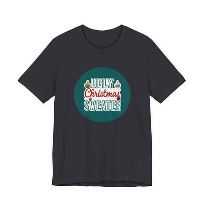 Ugly Christmas Sweater Logo Style - Christmas T-Shirt | Holiday | Roly Poly Print