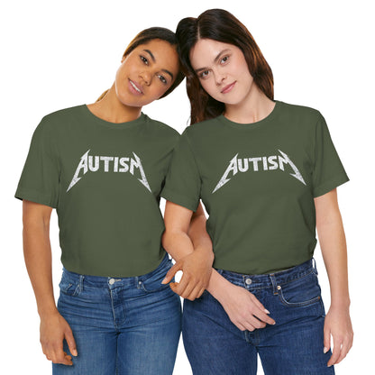 Autism Rock Band Album Cover — T-Shirt | Neurospicy & Relatable | Roly Poly Print