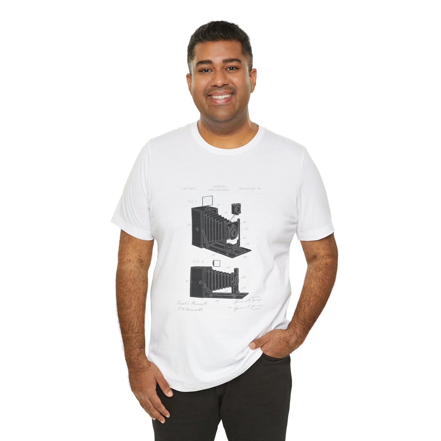 Camera Patent Vintage - T-Shirt | STEM | Roly Poly Print