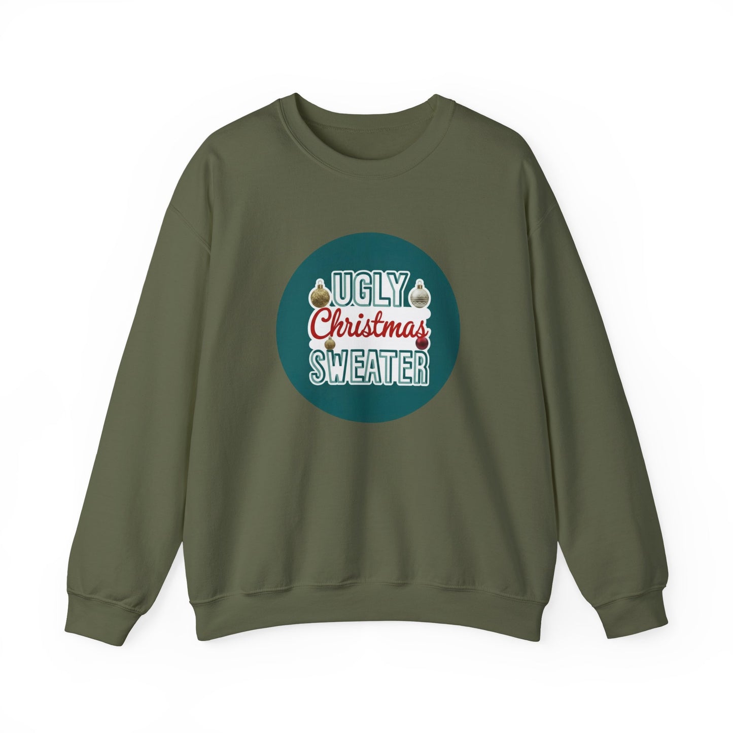 Ugly Christmas Sweater Logo Style - Christmas Sweatshirt | Holiday | Roly Poly Print