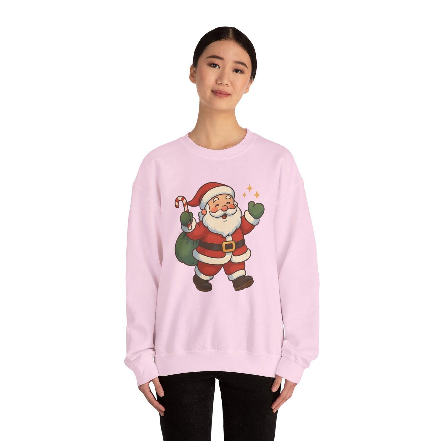 90's Era Santa - Christmas Sweatshirt | Holiday | Roly Poly Print