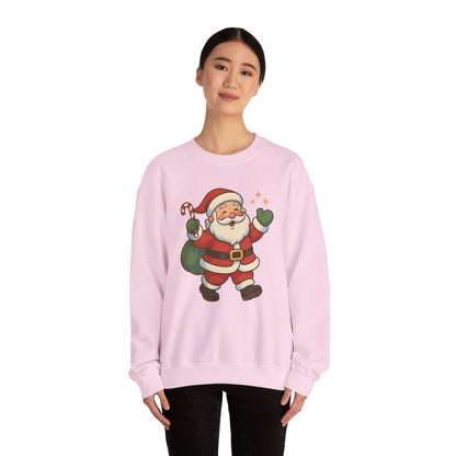 90's Era Santa - Christmas Sweatshirt | Holiday | Roly Poly Print