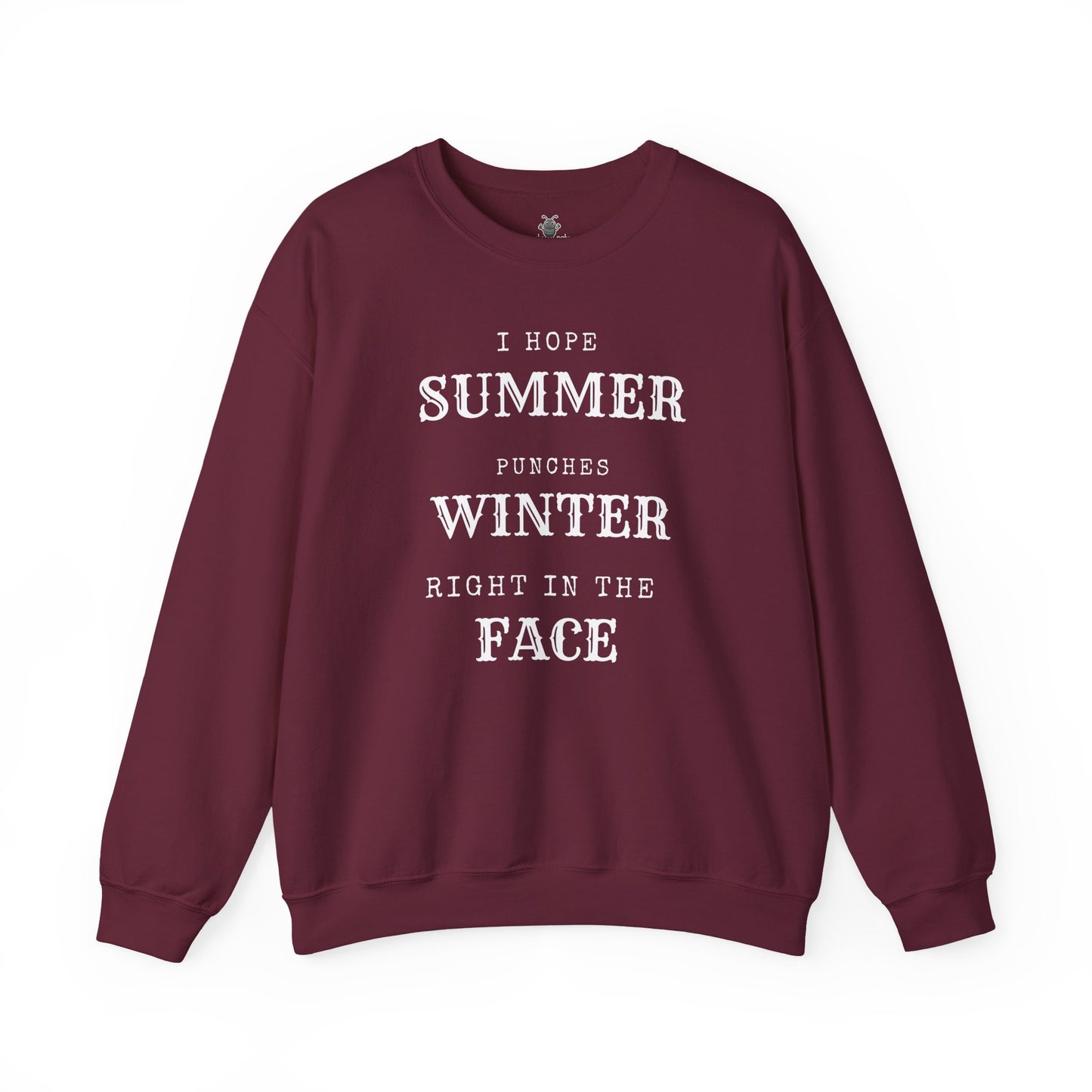 Summer Punches Winter - Sweatshirt | Funny and Sarcastic | Roly Poly Print