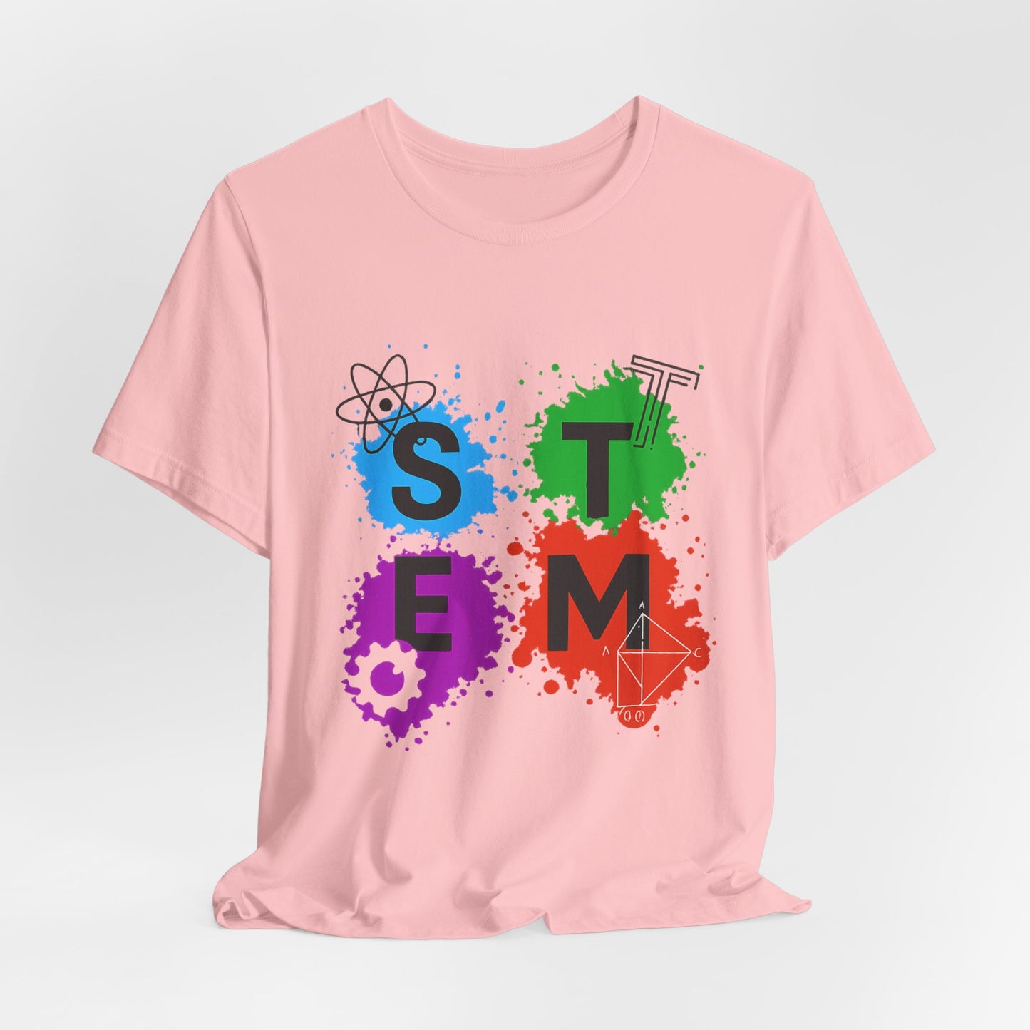 STEM Paintball Splatters - Teacher T-Shirt | STEM | Roly Poly Print