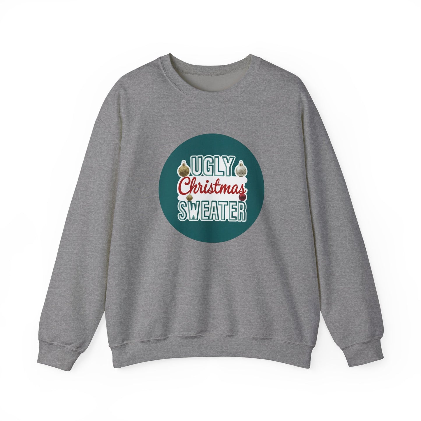 Ugly Christmas Sweater Logo Style - Christmas Sweatshirt | Holiday | Roly Poly Print