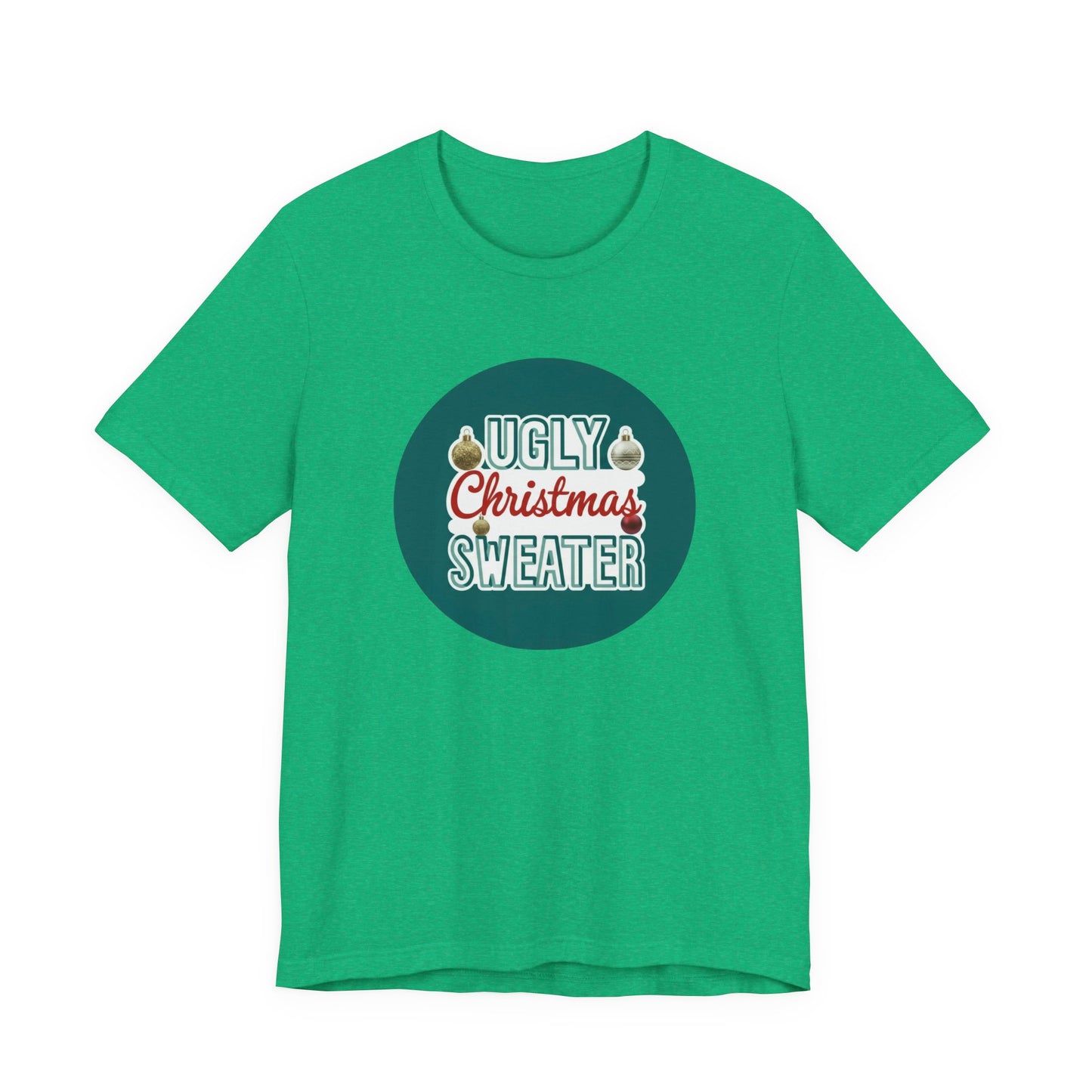 Ugly Christmas Sweater Logo Style - Christmas T-Shirt | Holiday | Roly Poly Print