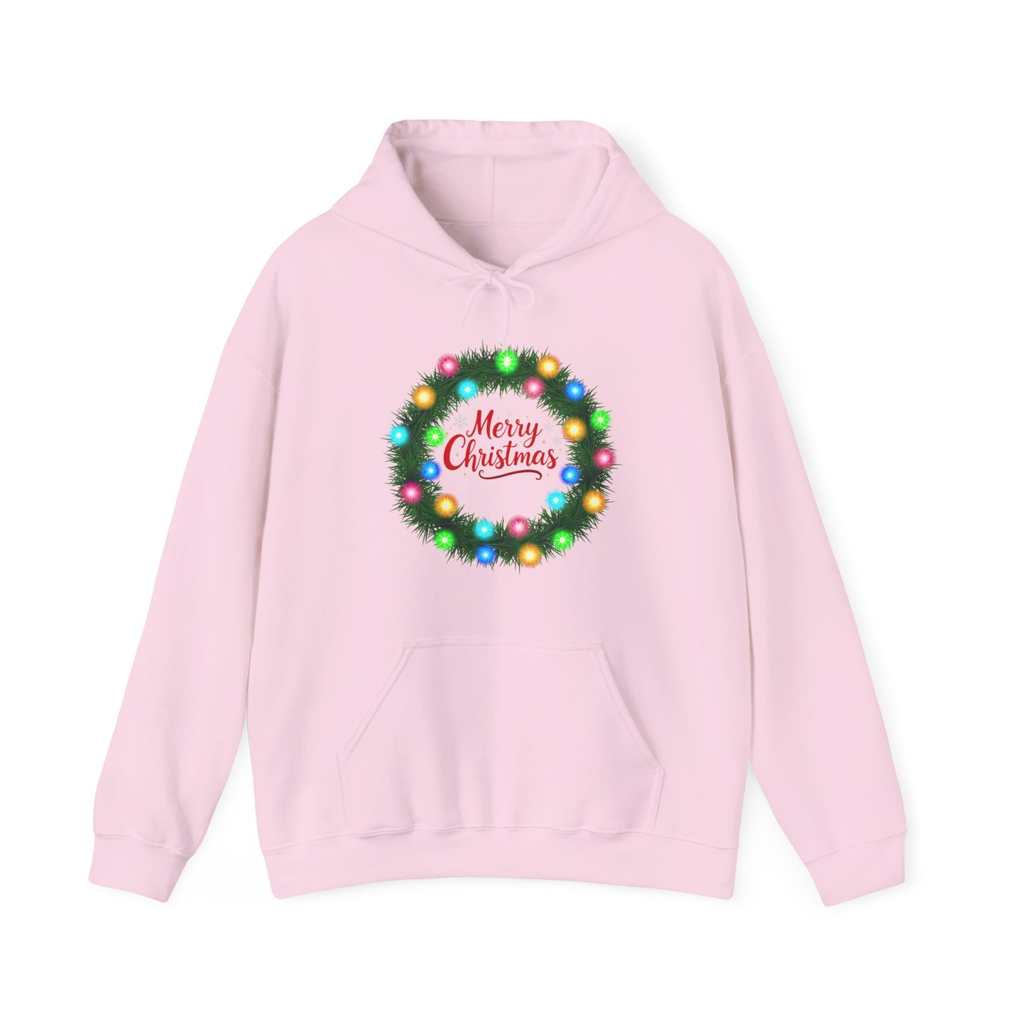 Merry Christmas Wreath - Christmas Hoodie | Holiday | Roly Poly Print