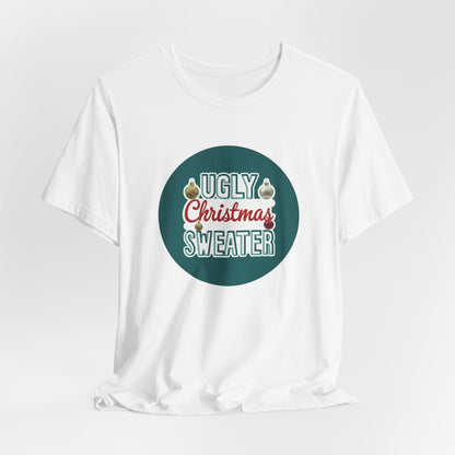 Fake Ugly Christmas Sweater - Christmas T-Shirt | Holiday | Roly Poly Print