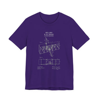 Wright Flyer Sketch - T-Shirt | STEM | Roly Poly Print