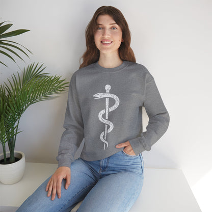 Rod of Asclepius - Sweatshirt | Nurses & Healthcare | Roly Poly Print