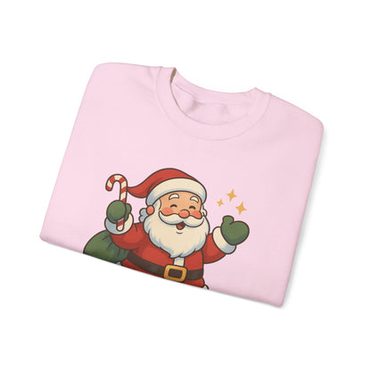90's Era Santa - Christmas Sweatshirt | Holiday | Roly Poly Print
