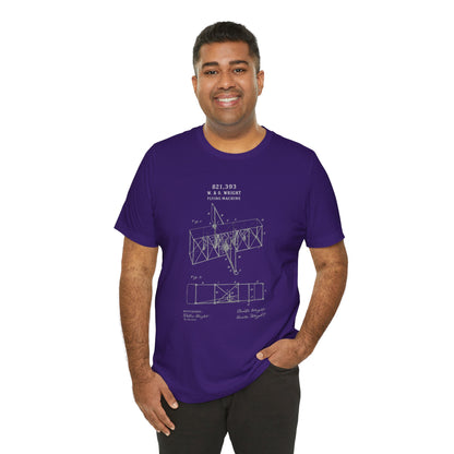 Wright Flyer Sketch - T-Shirt | STEM | Roly Poly Print