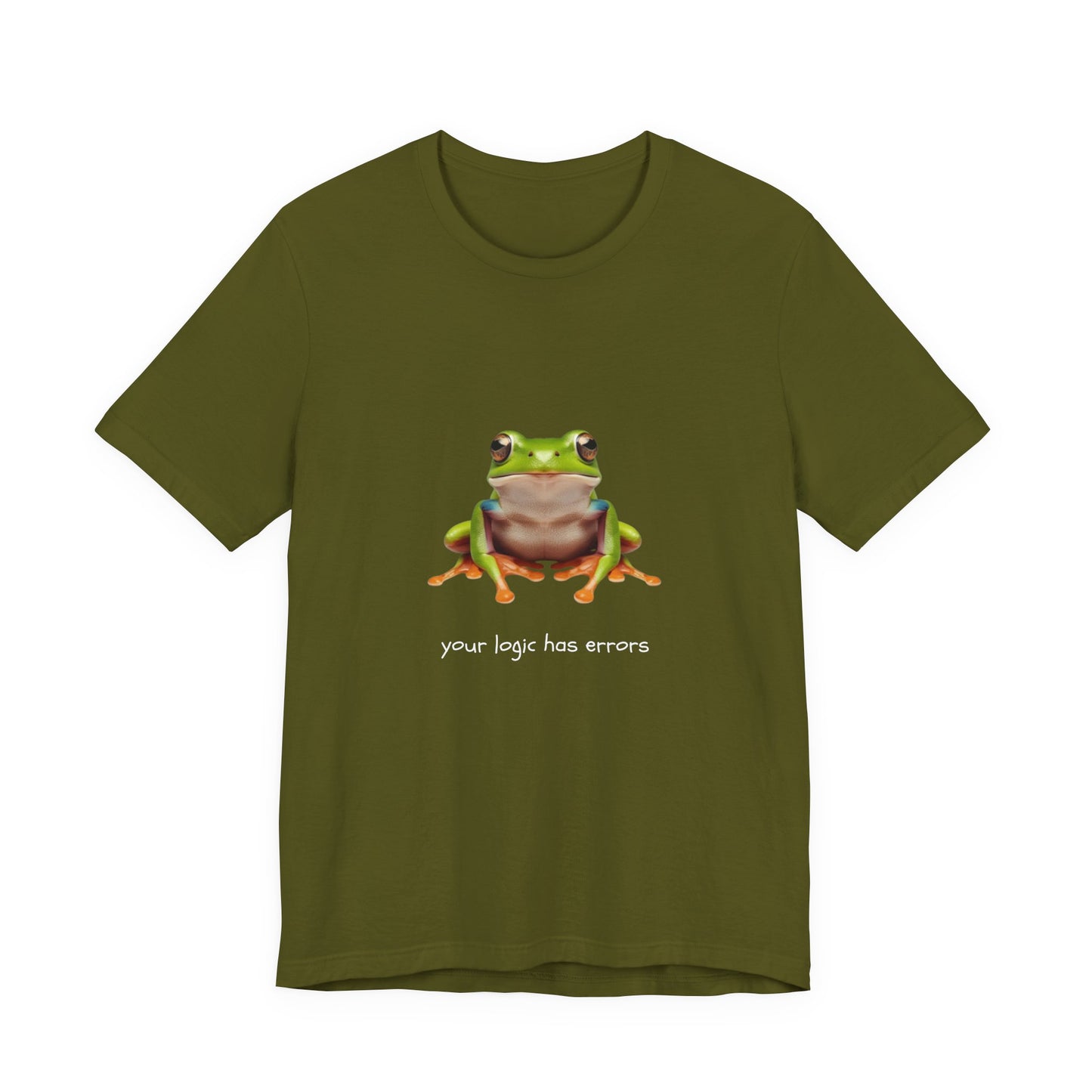 Your Logic Has Errors Tree Frog - T-Shirt | STEM | Roly Poly Print