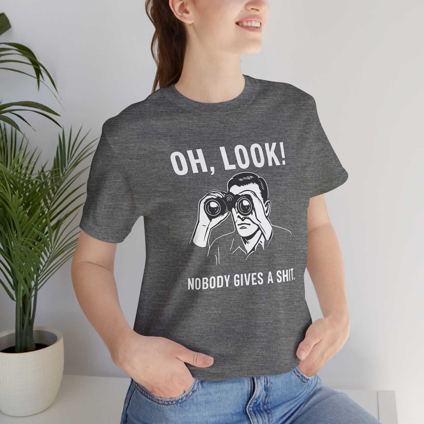 Oh Look Nobody Gives a Shit - T-Shirt | Sunny & Sarcastic | Roly Poly Print