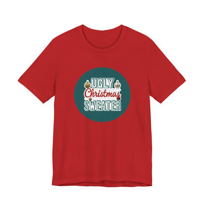 Ugly Christmas Sweater Logo Style - Christmas T-Shirt | Holiday | Roly Poly Print
