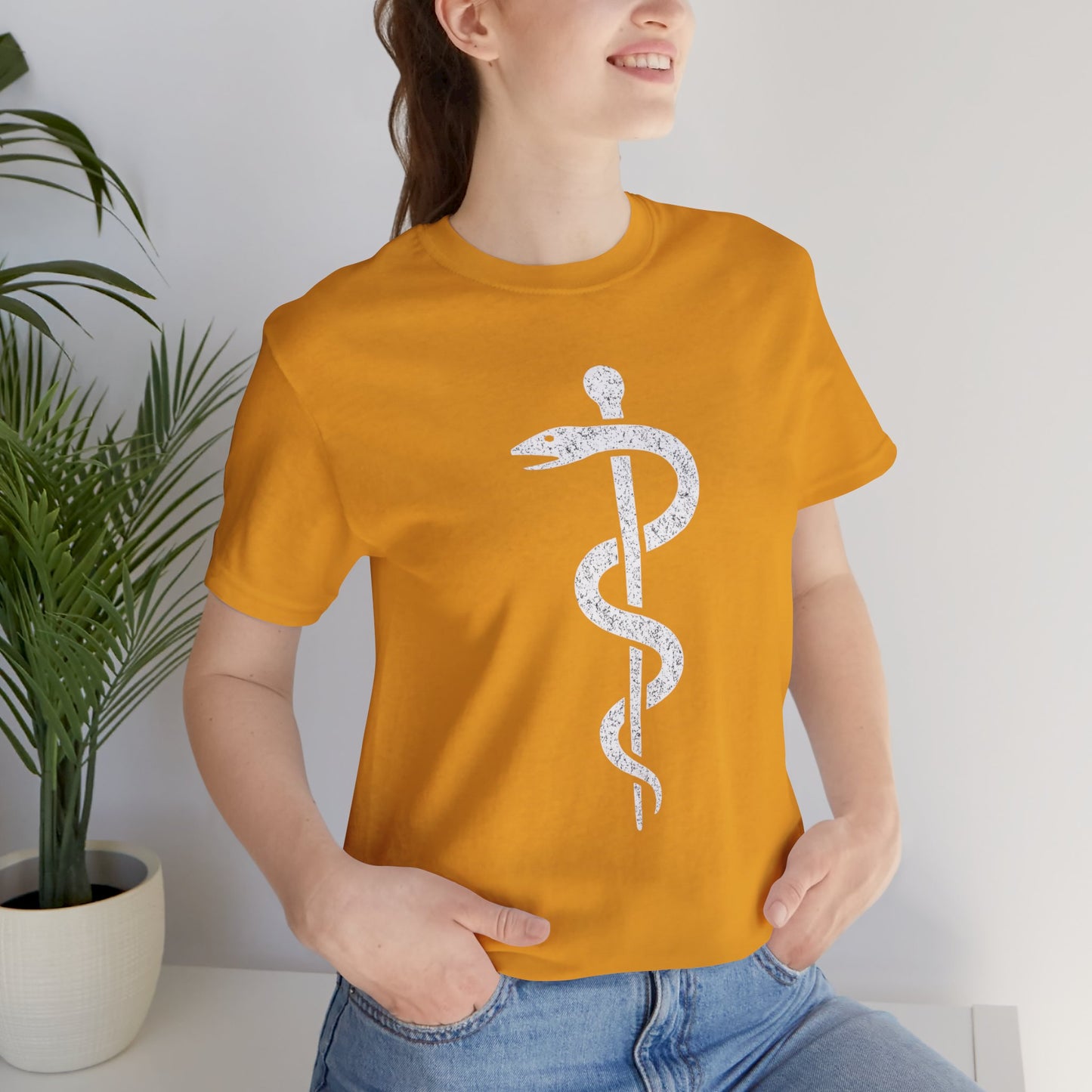Rod of Asclepius - T-Shirt | Nurses & Healthcare | Roly Poly Print