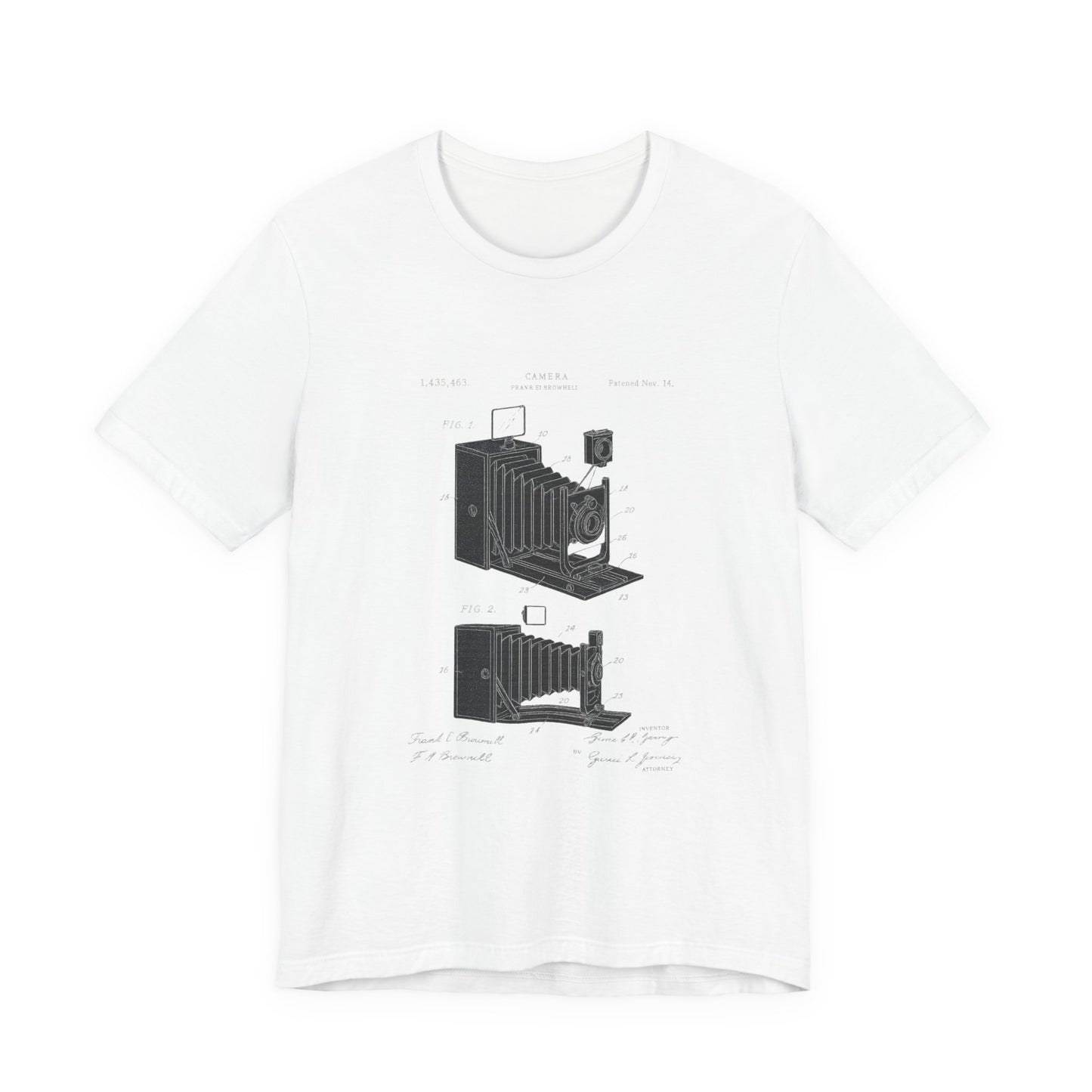 Camera Patent Vintage - T-Shirt | STEM | Roly Poly Print