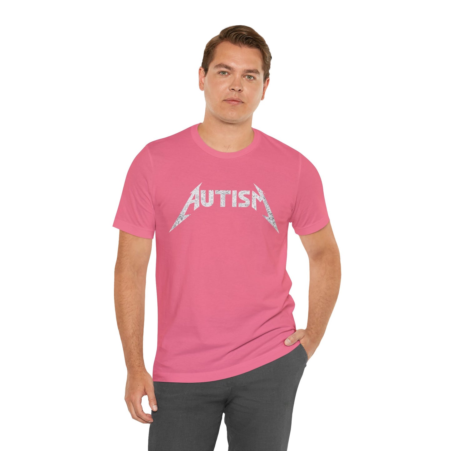 Autism Rock Band Album Cover — T-Shirt | Neurospicy & Relatable | Roly Poly Print