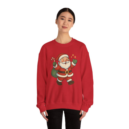 90's Era Santa - Christmas Sweatshirt | Holiday | Roly Poly Print