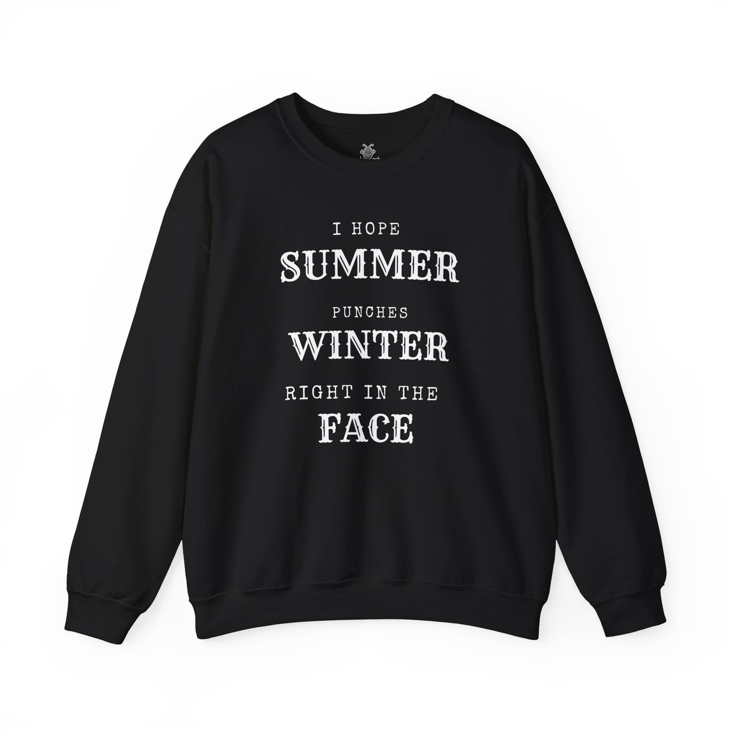 Summer Punches Winter - Sweatshirt | Funny and Sarcastic | Roly Poly Print