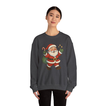 90's Era Santa - Christmas Sweatshirt | Holiday | Roly Poly Print
