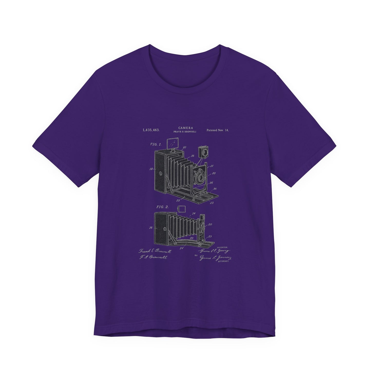 Camera Patent Vintage - T-Shirt | STEM | Roly Poly Print