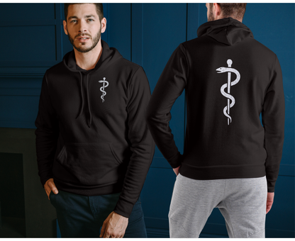 Rod of Asclepius - Hoodie | Nurses & Healthcare | Roly Poly Print