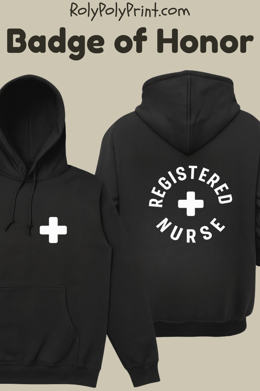 Registered Nurse Lifesaver - Hoodie | Nurses & Healthcare | Roly Poly Print