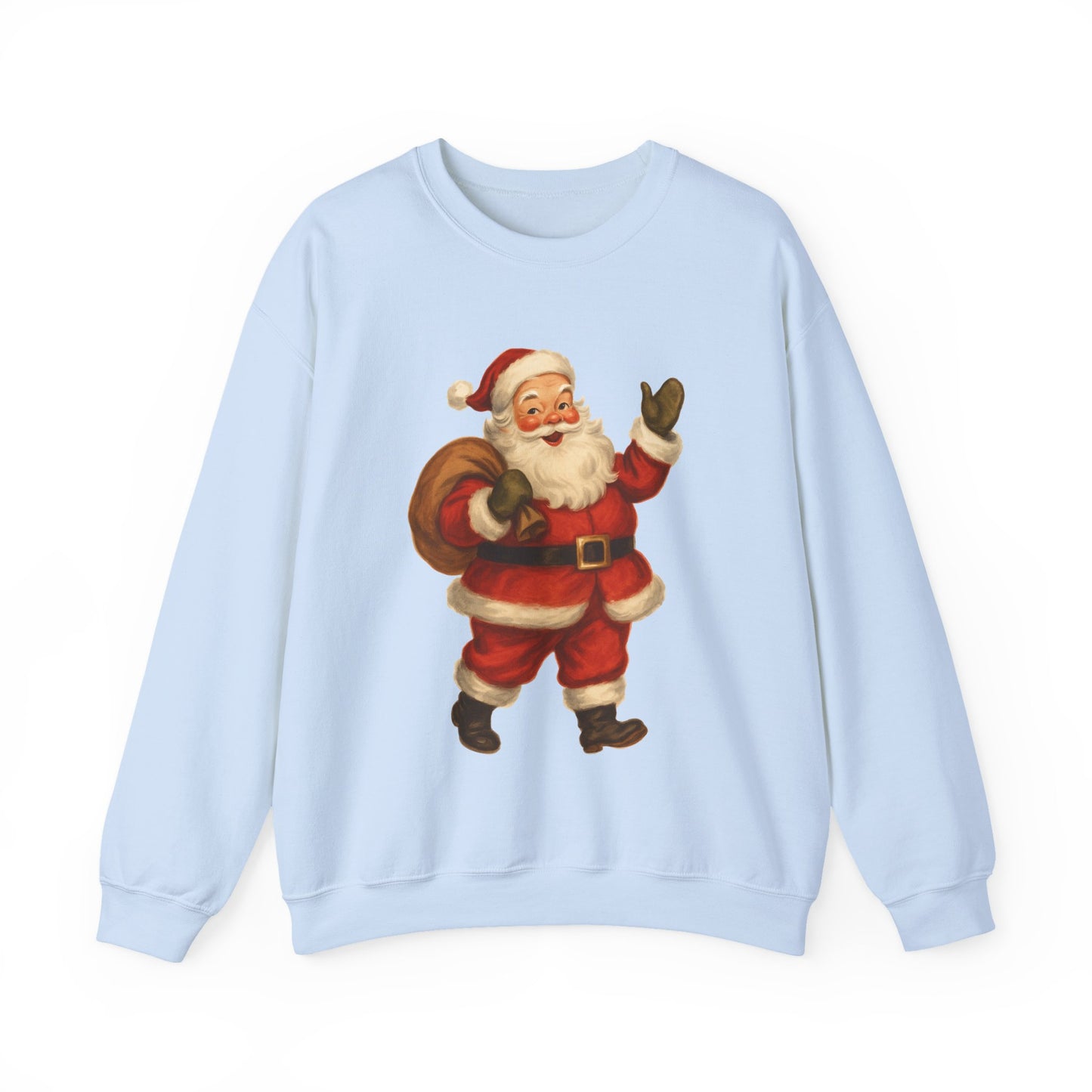 40's Era Santa - Christmas Sweatshirt | Holiday | Roly Poly Print