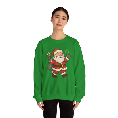 90's Era Santa - Christmas Sweatshirt | Holiday | Roly Poly Print