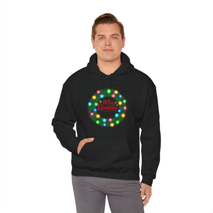 Merry Christmas Wreath - Christmas Hoodie | Holiday | Roly Poly Print