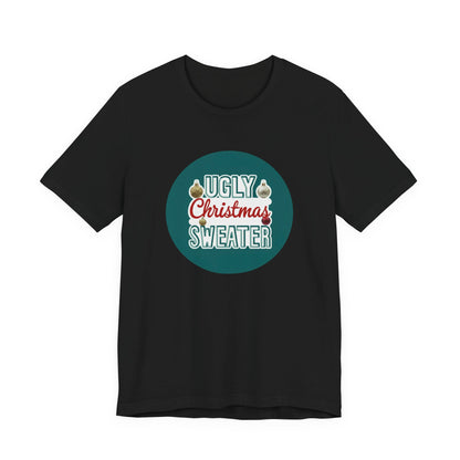 Ugly Christmas Sweater Logo Style - Christmas T-Shirt | Holiday | Roly Poly Print