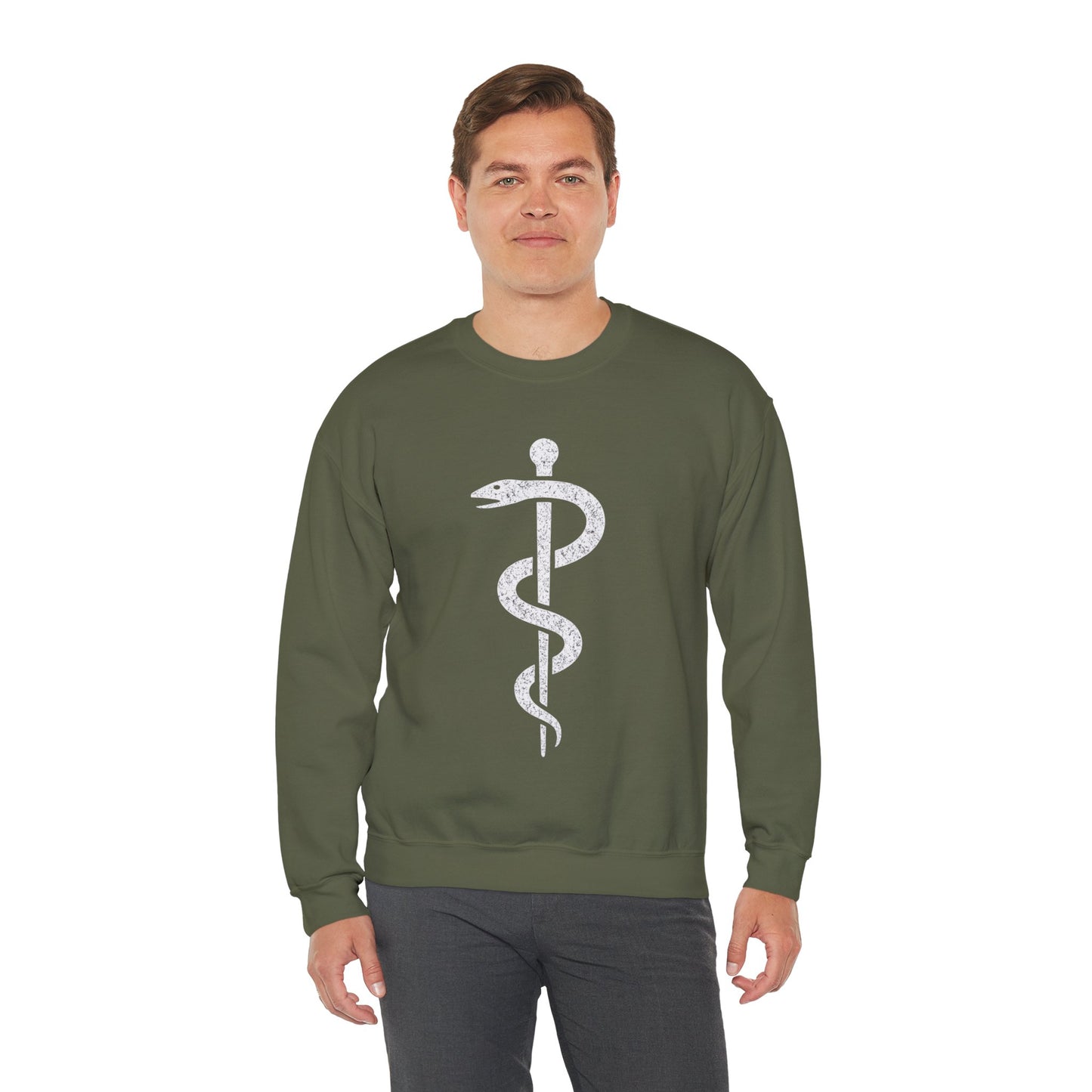 Rod of Asclepius - Sweatshirt | Nurses & Healthcare | Roly Poly Print