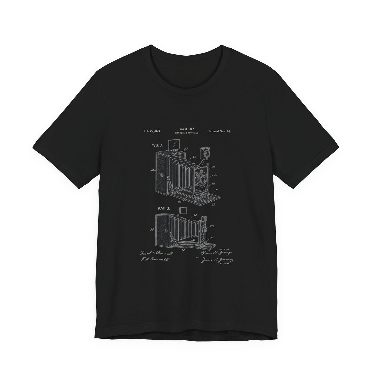 Camera Patent Vintage - T-Shirt | STEM | Roly Poly Print