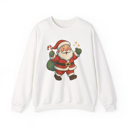 90's Era Santa - Christmas Sweatshirt | Holiday | Roly Poly Print