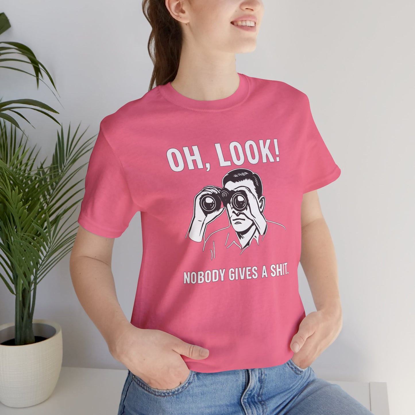Oh Look Nobody Gives a Shit - T-Shirt | Sunny & Sarcastic | Roly Poly Print