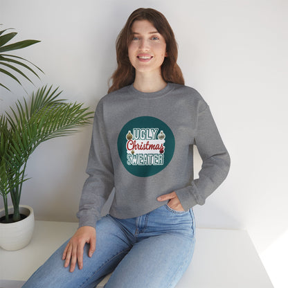 Ugly Christmas Sweater Logo Style - Christmas Sweatshirt | Holiday | Roly Poly Print