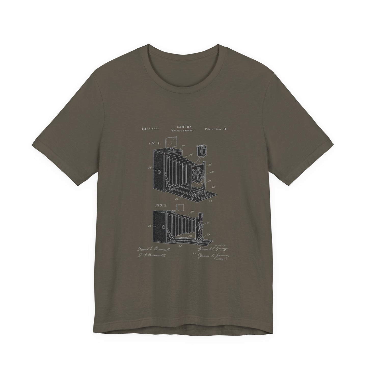 Camera Patent Vintage - T-Shirt | STEM | Roly Poly Print