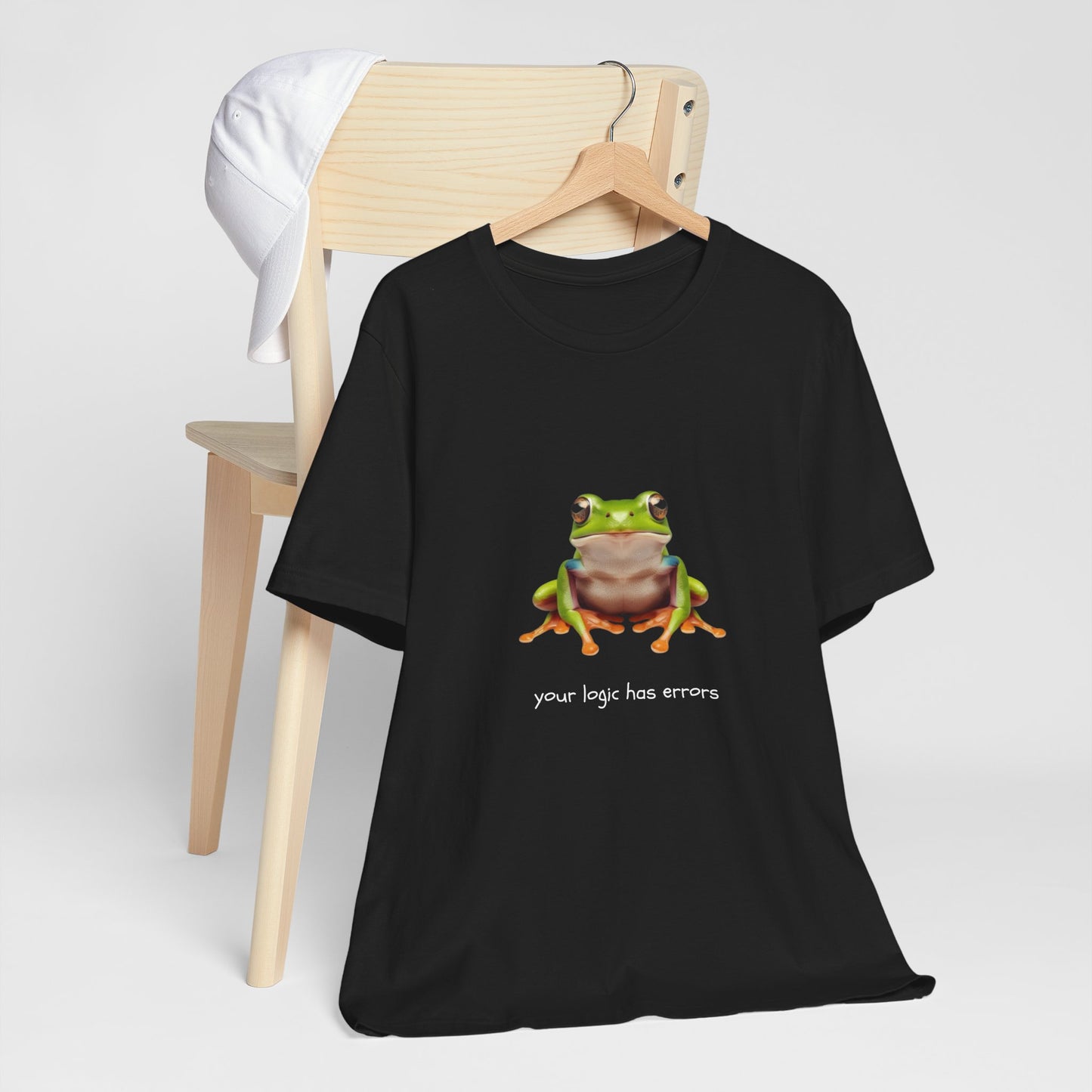 Your Logic Has Errors Tree Frog - T-Shirt | STEM | Roly Poly Print