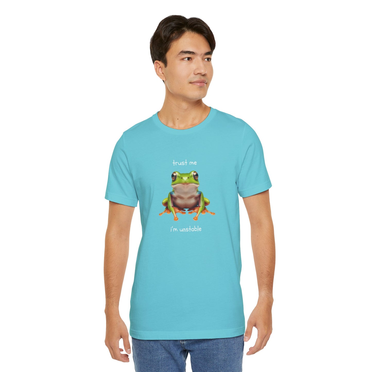 Trust Me, I'm Unstable Tree Frog - T-Shirt | Pets and Animals | Roly Poly Print