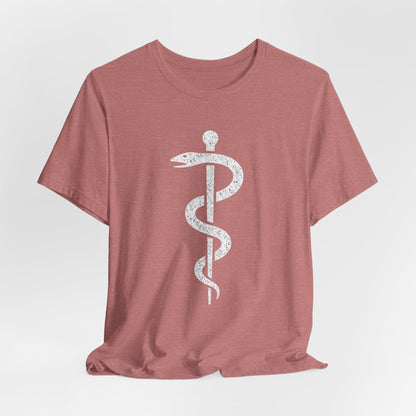 Rod of Asclepius - T-Shirt | Nurses & Healthcare | Roly Poly Print