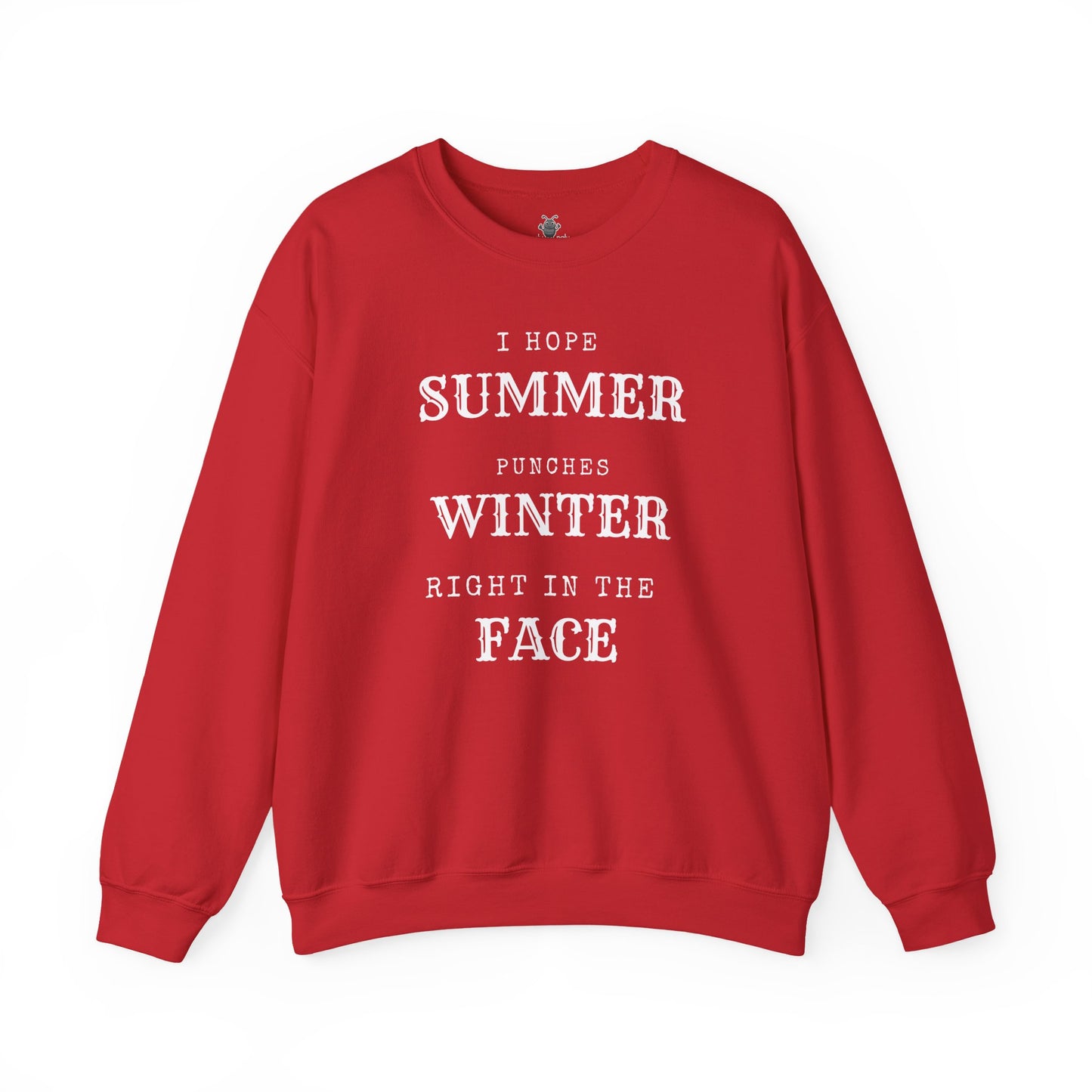Summer Punches Winter - Sweatshirt | Funny and Sarcastic | Roly Poly Print